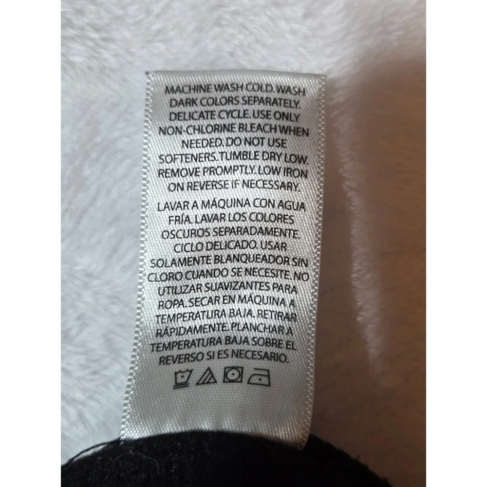 296. Danskin Now Girls M 8-10 Black Pink Hooded Athletic Pullover Hoodie